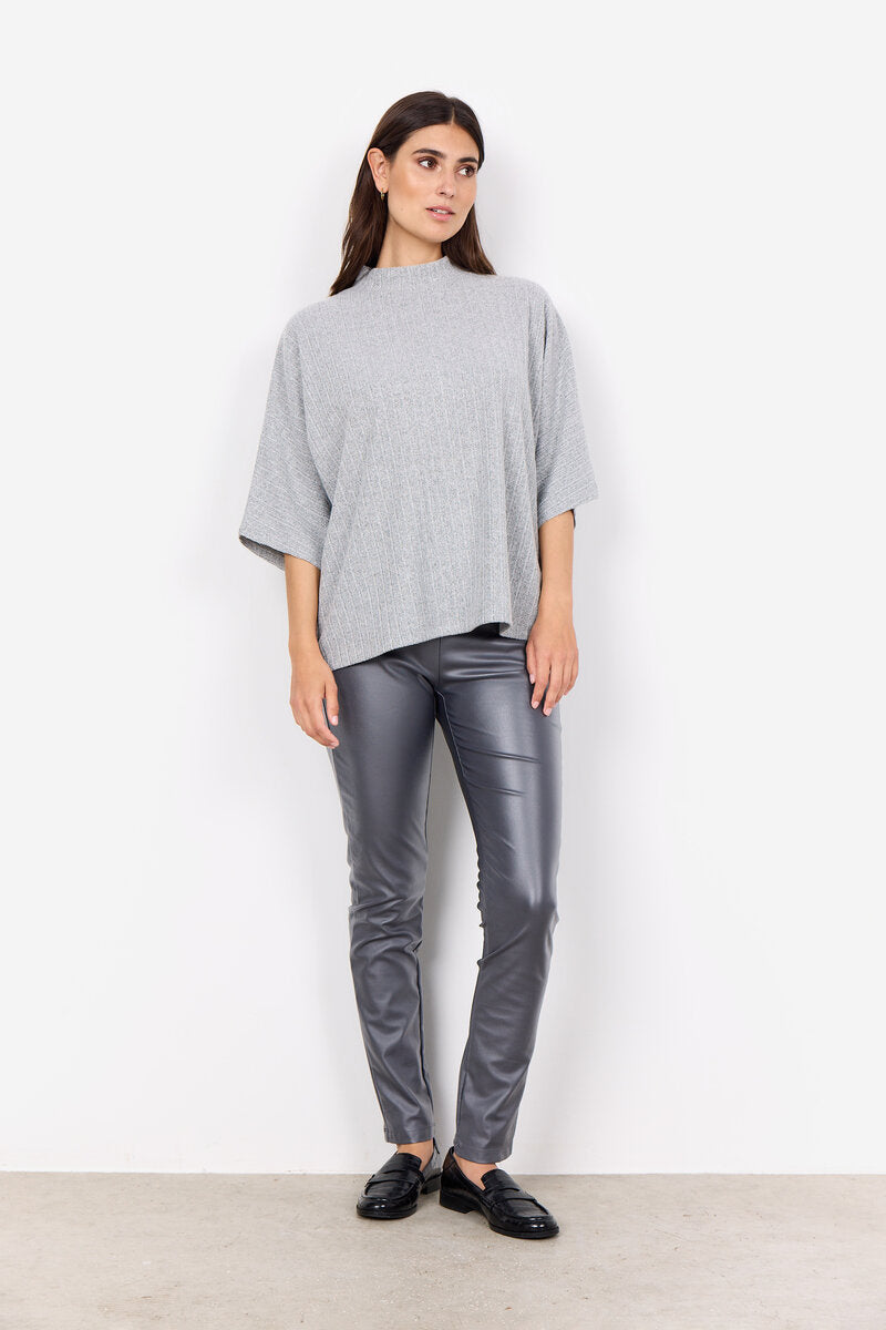 Isel Tröja Dam Light Grey Melange Soyaconcept