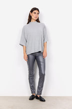 Isel Tröja Dam Light Grey Melange Soyaconcept