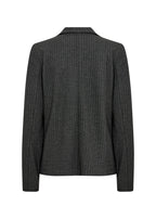 Iva 3 Kavaj Dam Dk Grey Melange Combi Soyaconcept