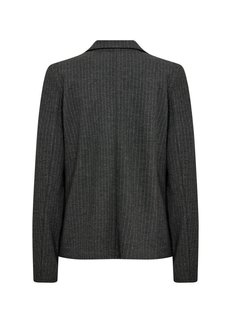 Iva 3 Kavaj Dam Dk Grey Melange Combi Soyaconcept