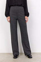 Iva Byxa Dam Dark Grey Melange Combi Soyaconcept