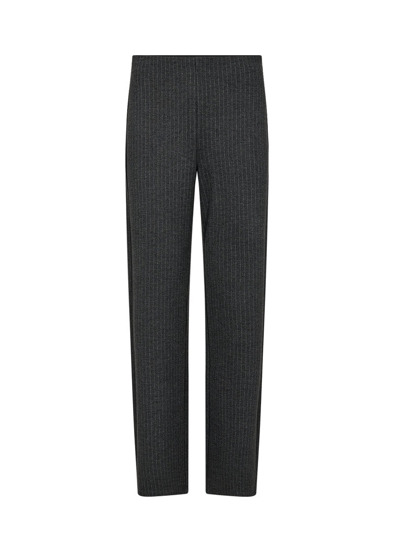 Iva Byxa Dam Dark Grey Melange Combi Soyaconcept