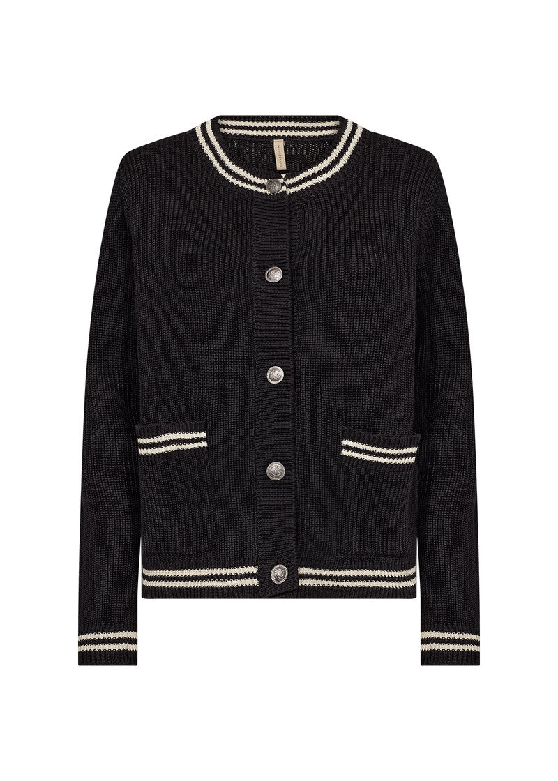 Julia Cardigan Women Black Combi Soyaconcept