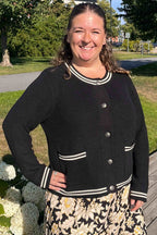 Julia Cardigan Women Black Combi Soyaconcept