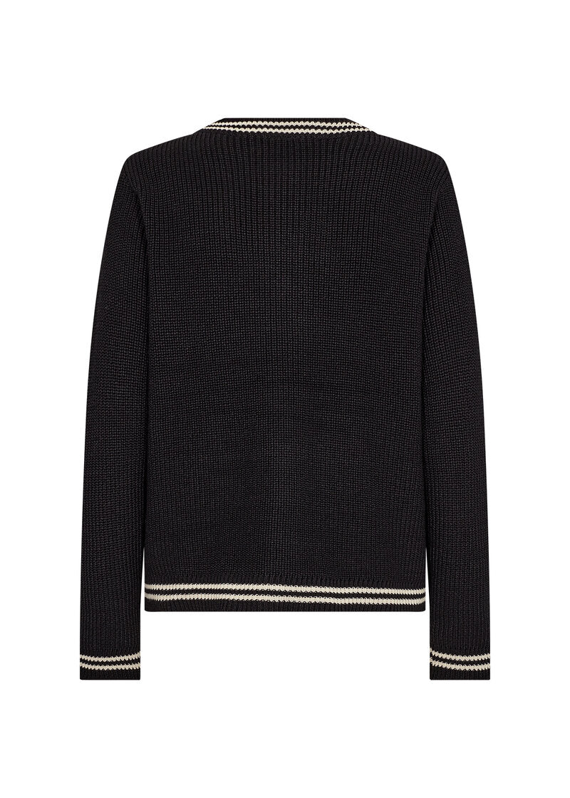 Julia Cardigan Women Black Combi Soyaconcept