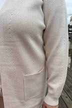 Kanita 13 Cardigan Dam Cream Melange Soyaconcept