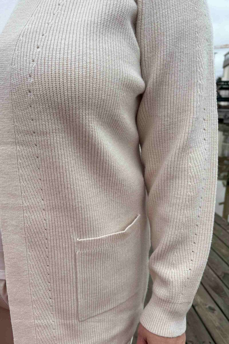Kanita 13 Cardigan Dam Cream Melange Soyaconcept