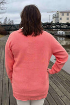 Kanita 13 Cardigan Women Peach Pink Melange Soyaconcept