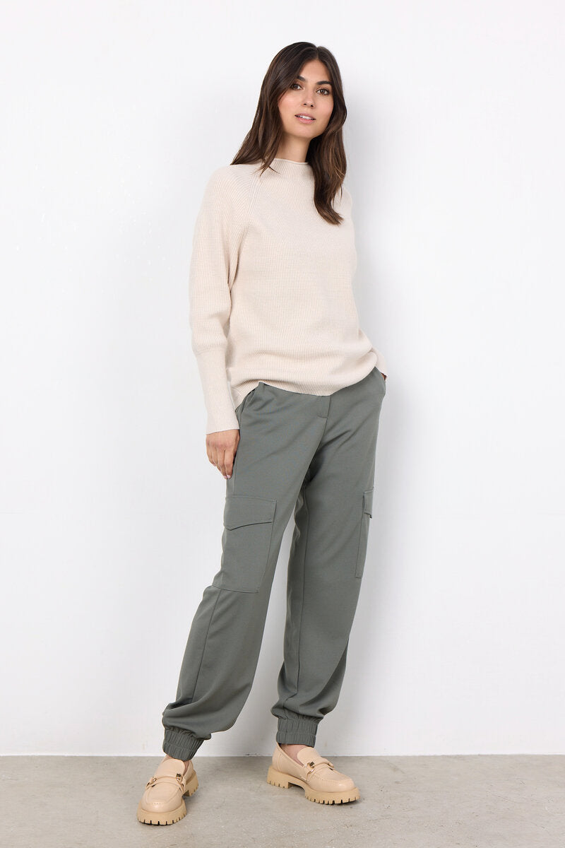 Kanita 4 Polo Women Cream Melange Soyaconcept