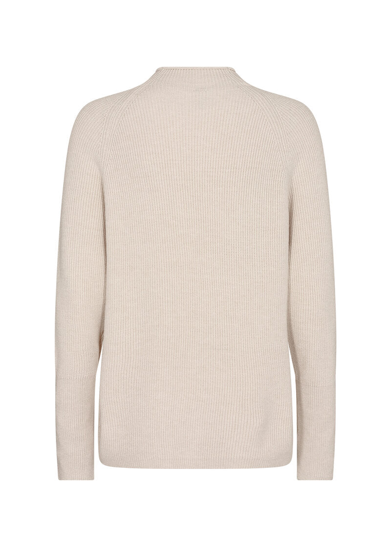 Kanita 4 Polo Women Cream Melange Soyaconcept