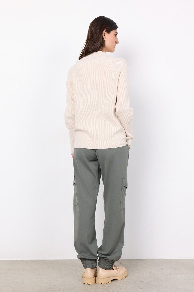 Kanita 4 Polo Women Cream Melange Soyaconcept