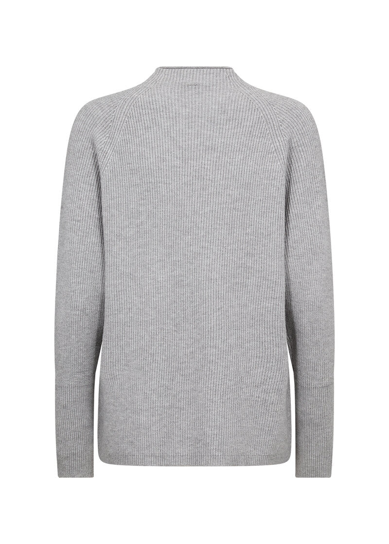 Kanita 4 Polo Dam Light Grey Melange Soyaconcept