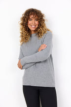 Kanita 4 Polo Women's Medium Grey Melange Soyaconcept