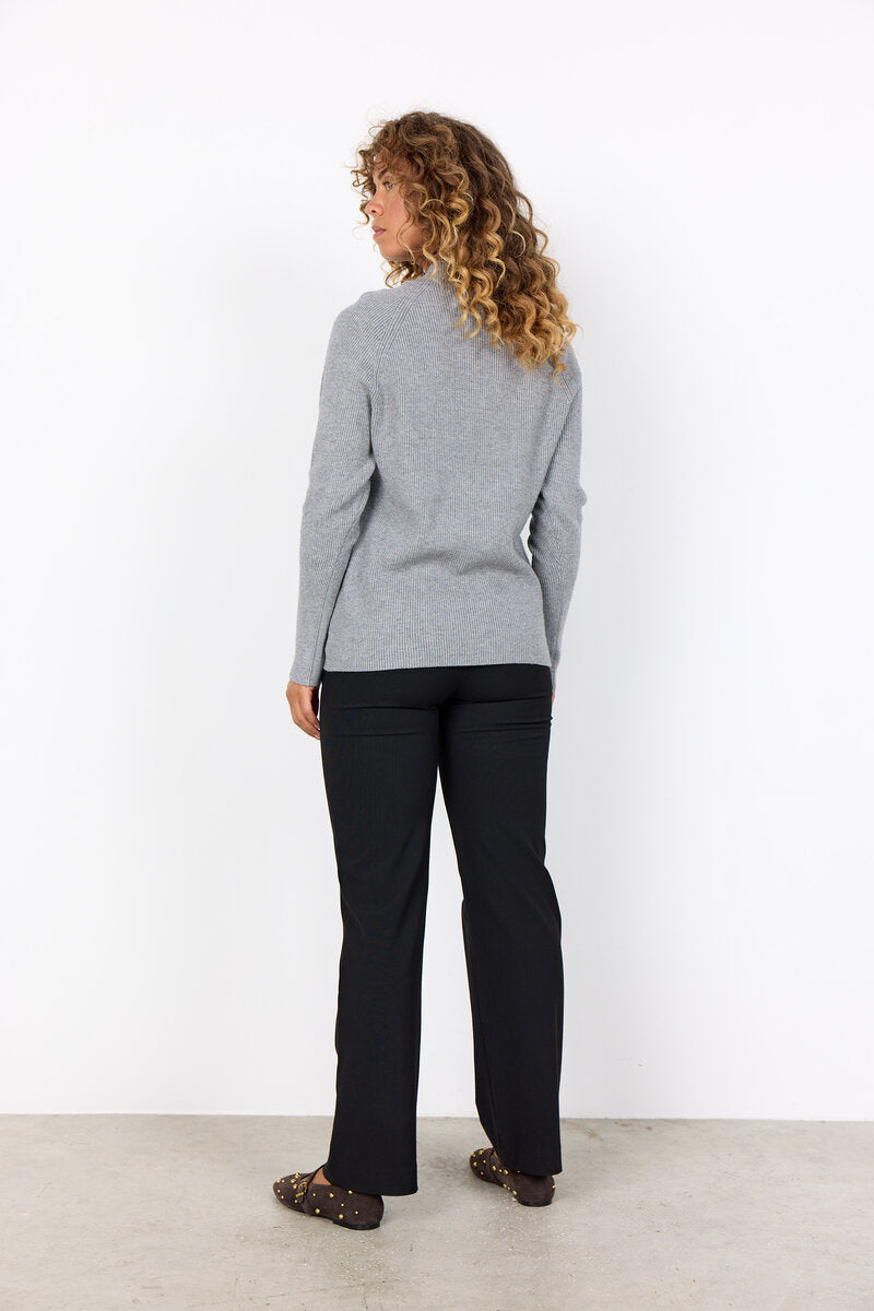 Kanita 4 Polo Women's Medium Grey Melange Soyaconcept