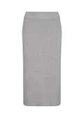 Kanita 9 Kjol Dam Light Grey Melange Soyaconcept