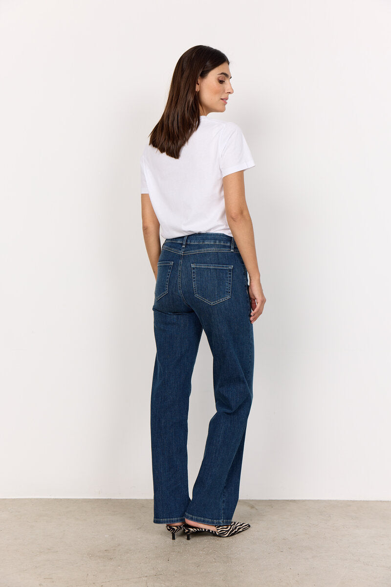 Kimberly 34-B Dam Dark Blue Denim Soyaconcept