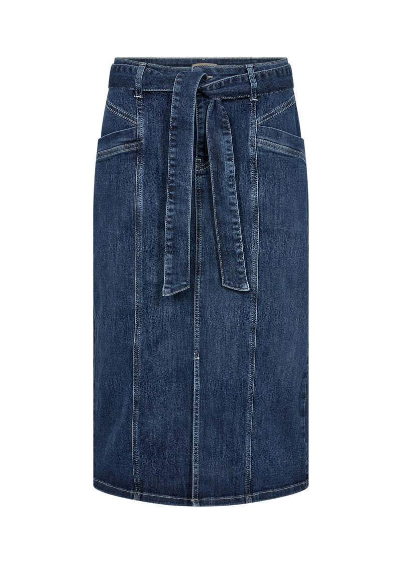 Kimberly Kjol Dam Dark Blue Denim Soyaconcept