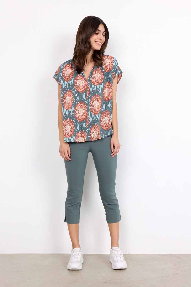 Leana 1 Topp Dam Dusty Red Combi Soyaconcept