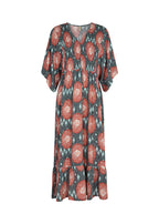 Leana 2 Klänning Dam Dusty Red Combi Soyaconcept