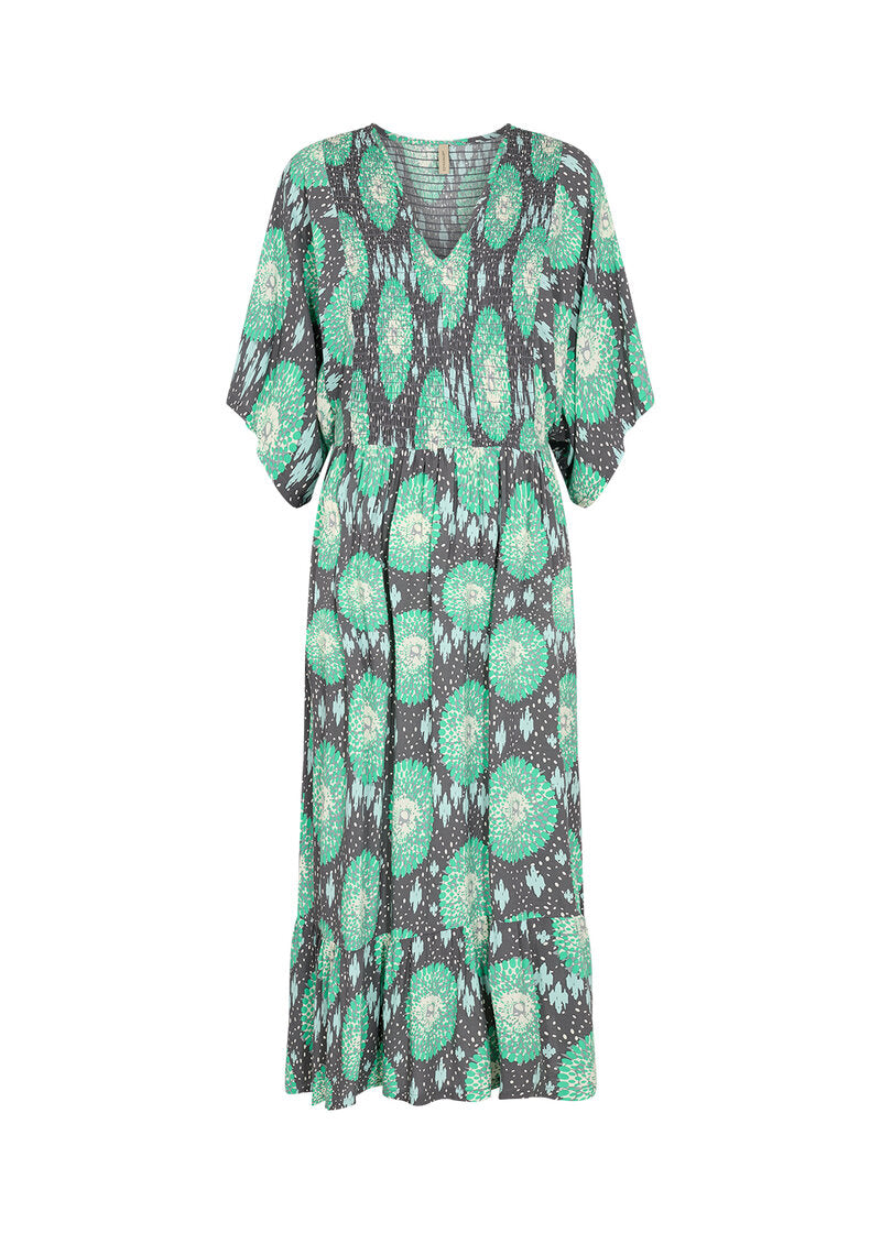 Leana 2 Dress Women Green Combi Soyaconcept