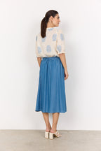 Liv 52 Kjol Dam Medium Blue Soyaconcept