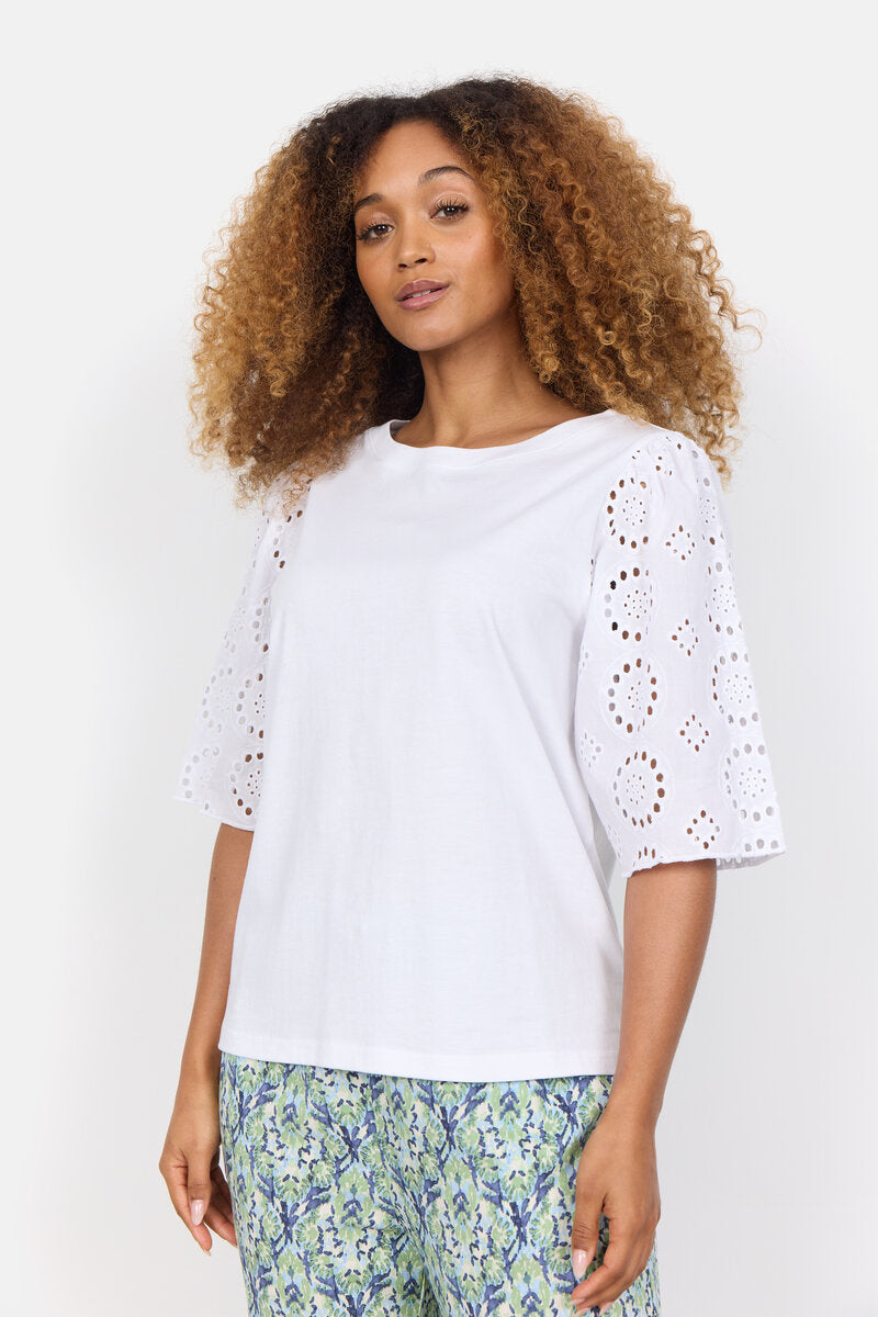 Loraine 3 Blus Dam White Soyaconcept