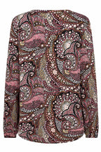 Manny 2 Blouse Women Berry Combi Soyaconcept