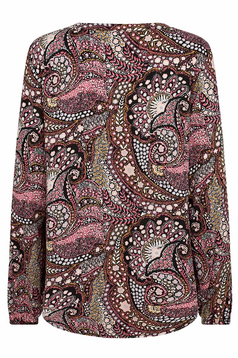 Manny 2 Blouse Women Berry Combi Soyaconcept