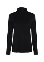 Marica 12 Långärmad Polo Dam Black Soyaconcept