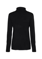 Marica 12 Långärmad Polo Dam Black Soyaconcept