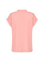 Marica 278 V-ringad T-shirt Dam Peach Pink Soyaconcept