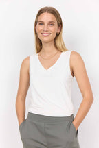 Marica 283 V-ringat Linne Dam OffWhite Soyaconcept