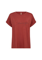 Marica 336 T-Shirt Dam Mineral Red Soyaconcept
