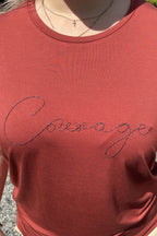 Marica 336 T-Shirt Dam Mineral Red Soyaconcept
