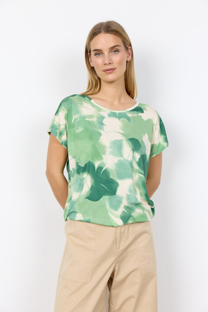 Marica 350 Women's T-Shirt Frosty Spruce Combi Soyaconcept