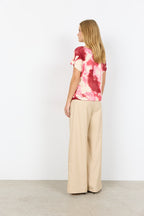 Marica 350 T-Shirt Dam Rapture Rose Combi Soyaconcept