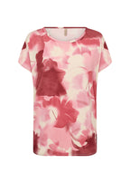 Marica 350 T-Shirt Dam Rapture Rose Combi Soyaconcept