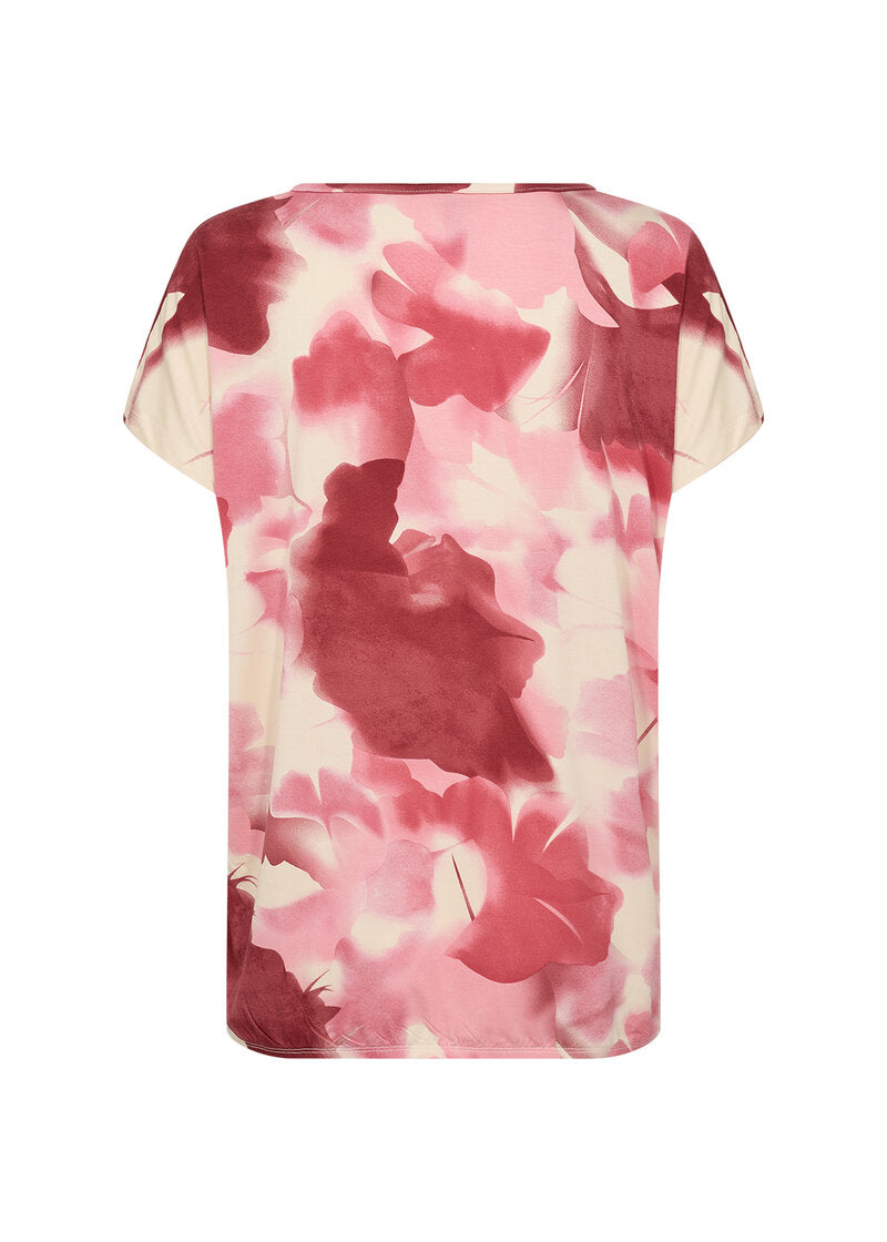 Marica 350 T-Shirt Dam Rapture Rose Combi Soyaconcept
