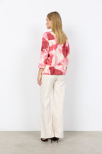 Marica 351 Blus Dam Rapture Rose Combi Soyaconcept