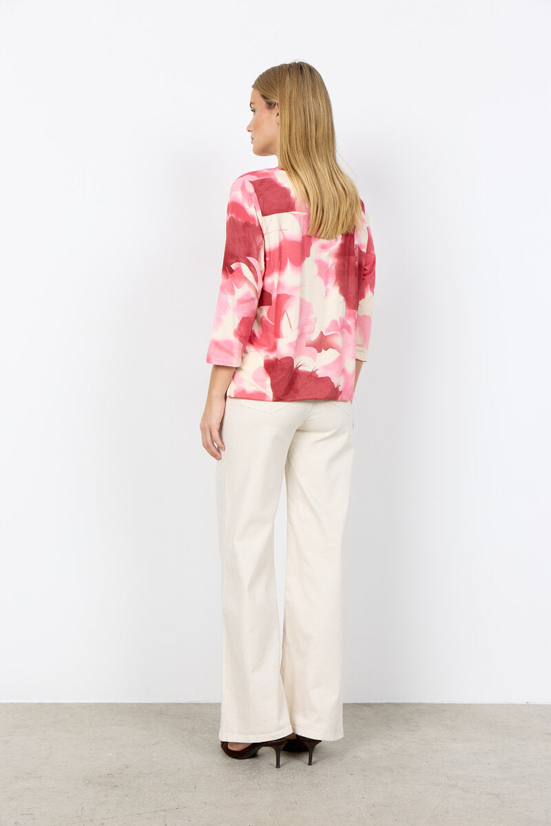 Marica 351 Blus Dam Rapture Rose Combi Soyaconcept