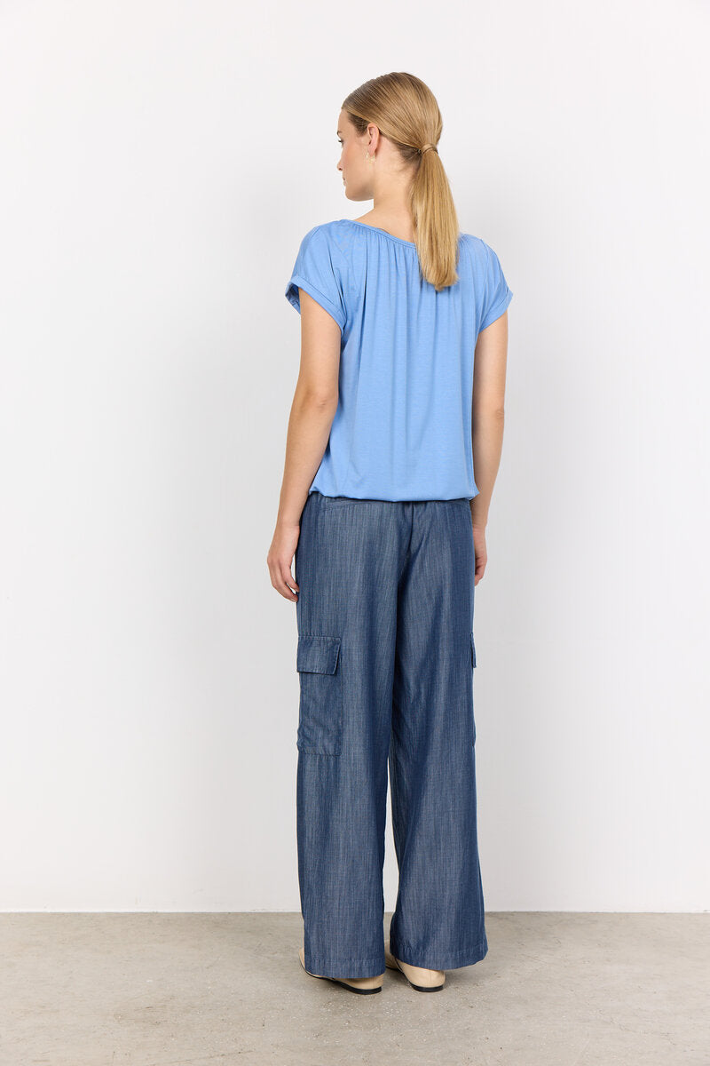 Marica T-Shirt Women Air Blue Soyaconcept