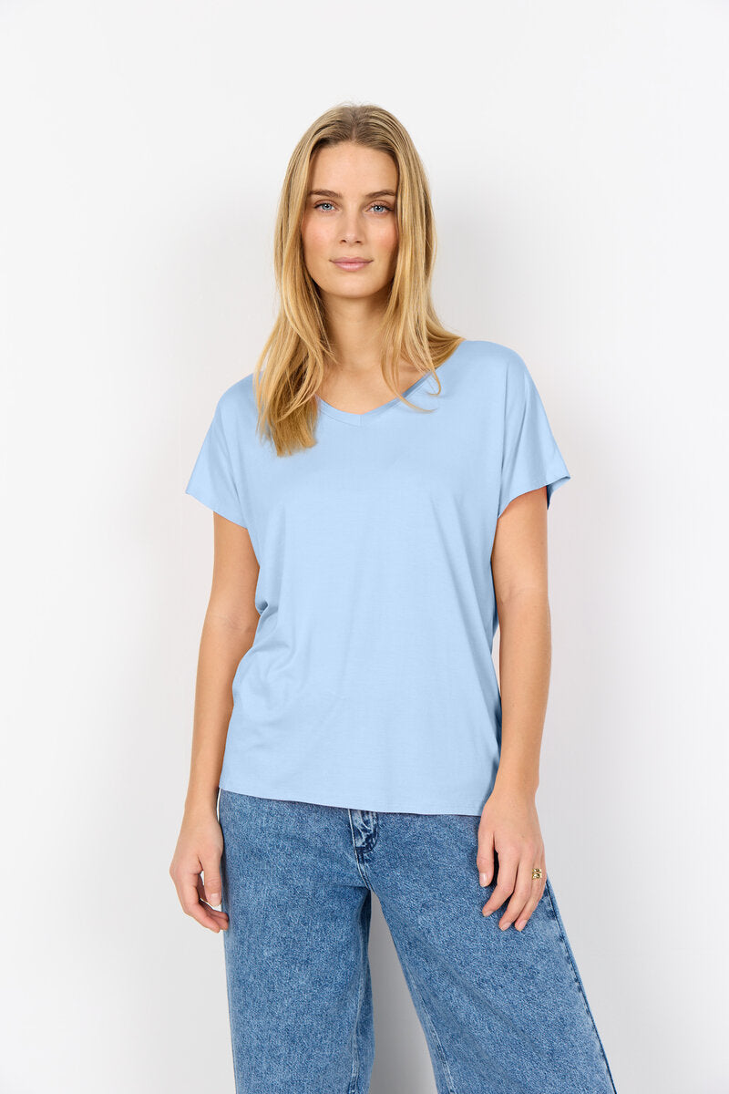Marica V-ringad T-shirt Dam Windsurfer Soyaconcept