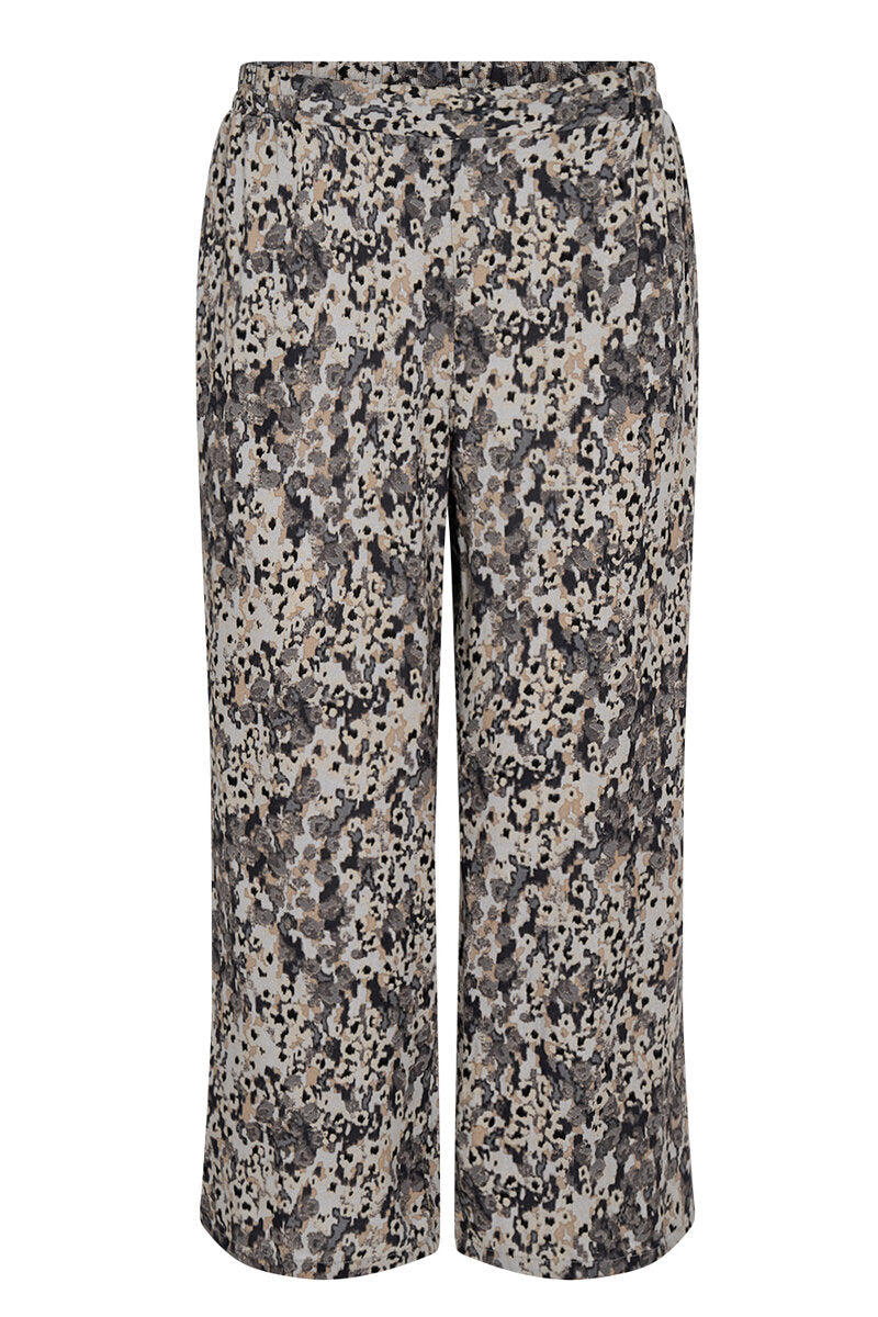 Minea 3-B Trousers Women Black Combi Soyaconcept