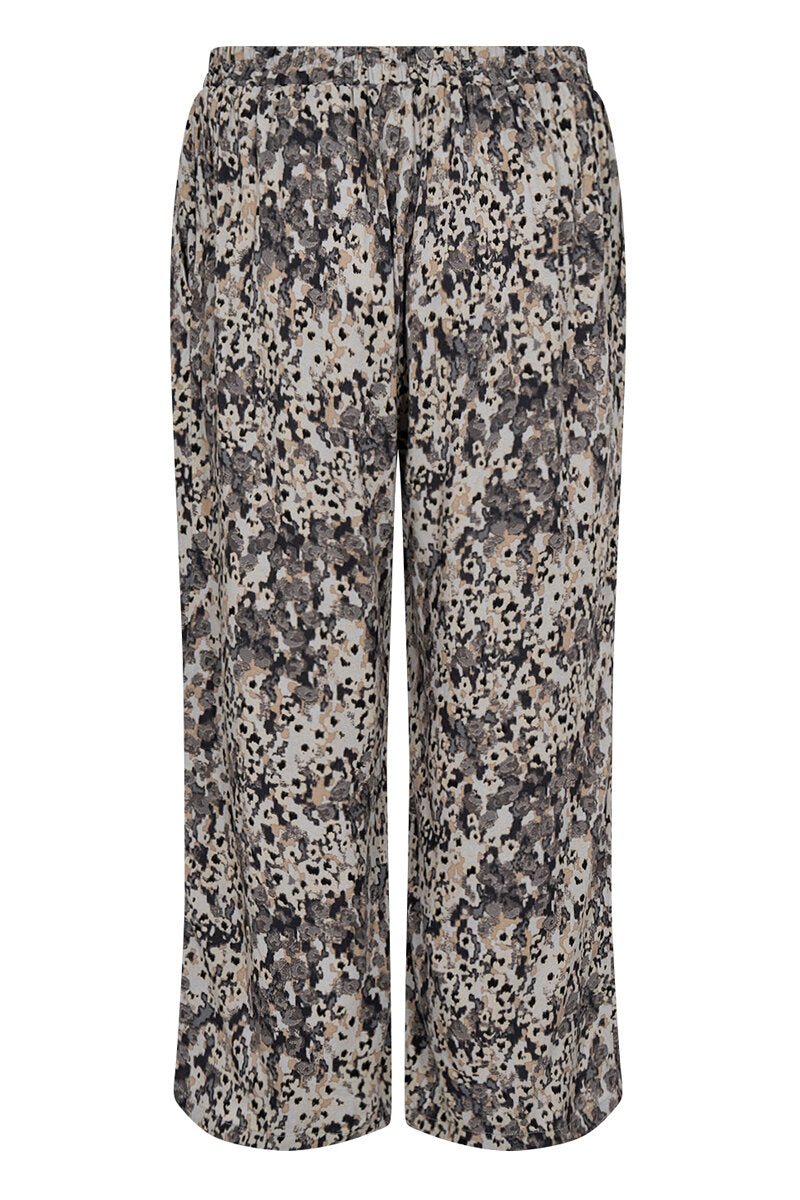 Minea 3-B Trousers Women Black Combi Soyaconcept