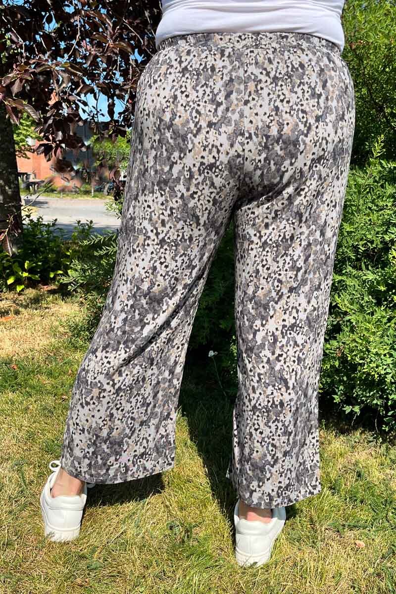 Minea 3-B Trousers Women Black Combi Soyaconcept