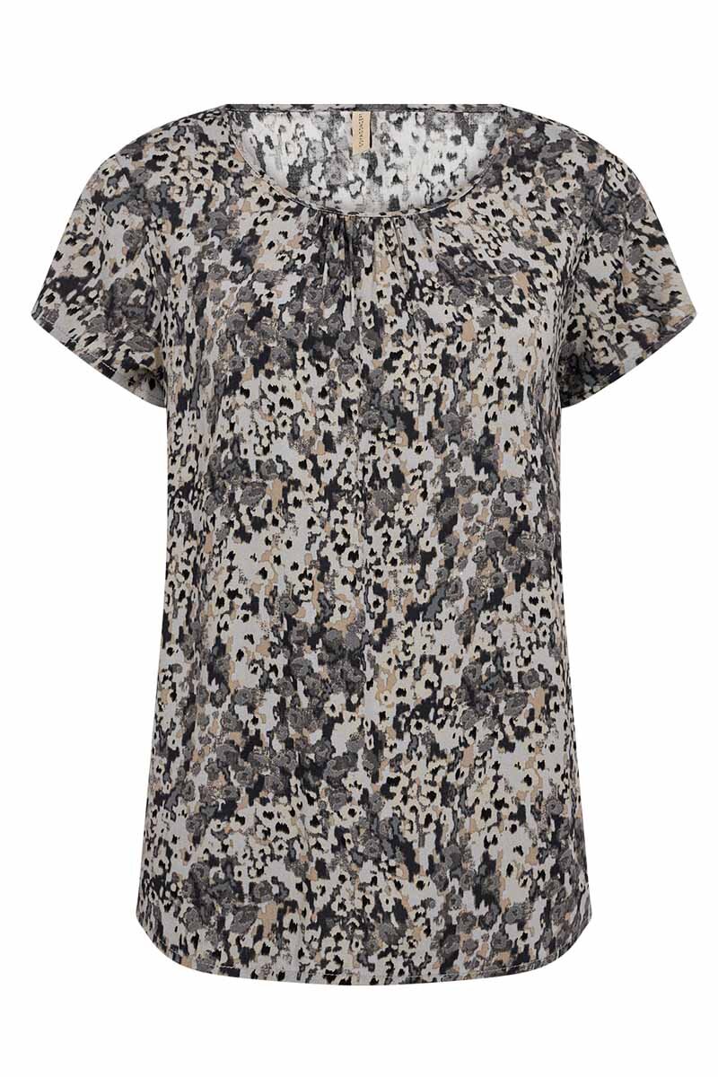 Minea1 Blus Dam Black Combi Soyaconcept
