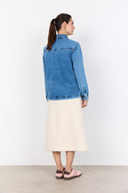 Nadira 15 Shirt Women Medium Blue Soyaconcept