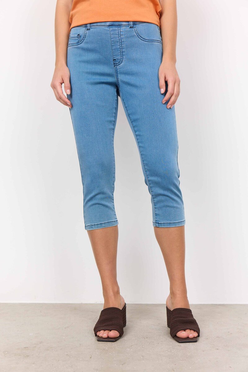 Nadira 2-B Capri Dam Light Blue Denim Soyaconcept