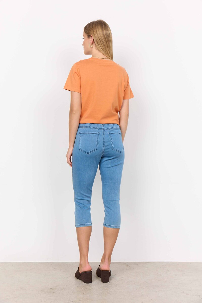 Nadira 2-B Capri Dam Light Blue Denim Soyaconcept