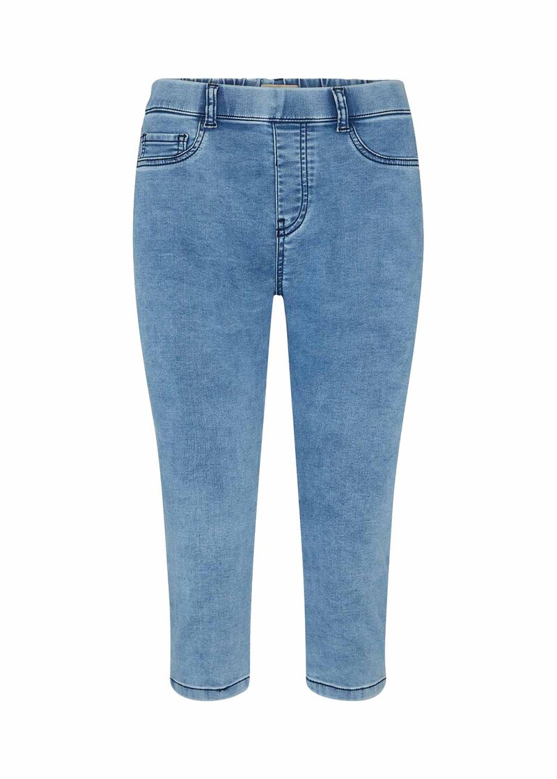 Nadira 2-B Capri Dam Light Blue Denim Soyaconcept